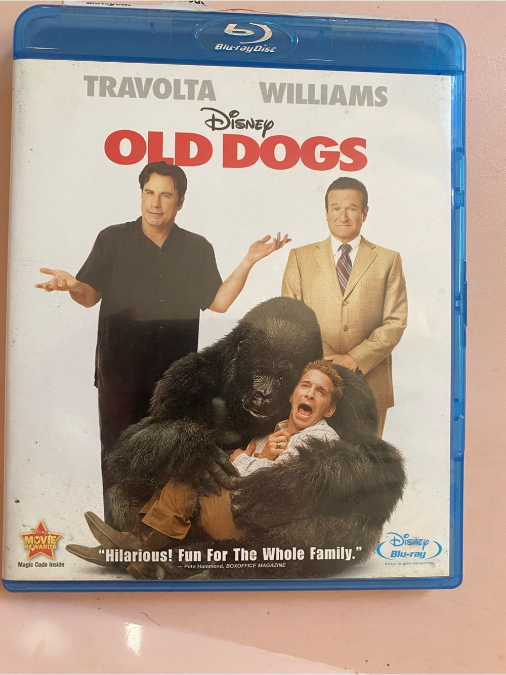Disney Old Dogs Blu-ray - White Cover with Blue Case